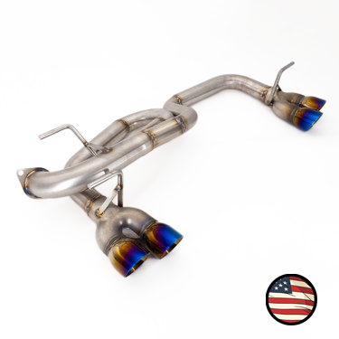 フォレスター SJ マフラー nameless Axleback exhaust Axleback Exhaust - 2018-23 Crosstrek - Muffler Delete - Quad
