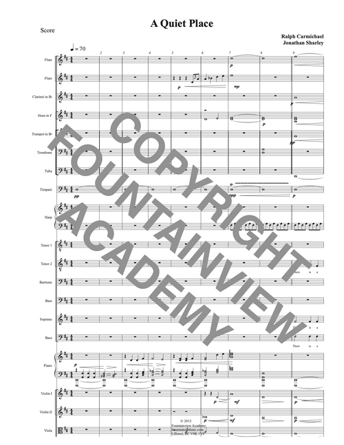 A Quiet Place - Score and Parts