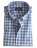 Men's Blue cotton short sleeve shirt by Vedoneire of Ireland