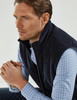 Men's navy cord padded gilet by Vedoneire of Ireland