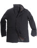 Men's padded car coat, black, by Vedoneire of Ireland