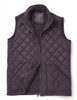 Fleece lined Purple quilted gilet by Vedoneire of Ireland