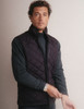 Fleece lined Purple quilted gilet by Vedoneire of Ireland