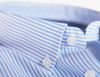 Men's Cotton Blue Stripe Oxford Shirt, blue, by Vedoneire of Ireland