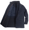 Fully padded men's coat with double front opening by Vedoneire of Ireland