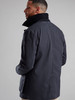 Classic Men's heritage wax jacket in Navy,  by Vedoneire of Ireland