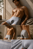 Men's Boxer Briefs x 2 (2241) Greyprint+Grey