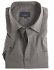 Men's Linen Mix Short Sleeve Shirt with Pocket, Olive, by Vedoneire of Ireland