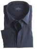 Long sleeve navy linen mix shirt by Vedoneire of Ireland
