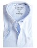 Men's short sleeve, 100% cotton, classic blue stripe Oxford shirt with Pocket