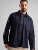 Men's navy shacket, 100% cotton, by Vedoneire of Ireland