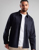 Men's navy shacket, 100% cotton, by Vedoneire of Ireland