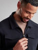 Men's soft finish interlock jacket,navy,  by Vedoneire of Ireland