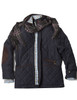 Mens Quilted Fleece Lined Jacket (3059) Navy - by Vedoneire of Ireland - dark blue quilt coat
