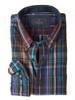 Men's Soft Wash Cotton Long Sleeve Check Shirt (2274 Imossi) by Vedoneire of Ireland