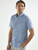 Men's Soft Wash Cotton Short Sleeve Check Shirt (2279  Cassin)