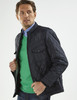 Men's Jersey Lined Quilted Jacket in a diamond pattern by Vedoneire of Ireland