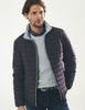 Men's lightweight padded purple jacket by Vedoneire of Ireland