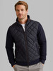 Mens Diamond Quilt Hybrid Jacket by Vedoneire of Ireland