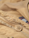 Men's  cotton padded jacket (camel) by Vedoneire of Ireland