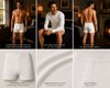 Mens Thermal Trunks x 1 (1882) Available in Cream/White and Charcoal