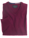 Men's Luxury Lambswool knit, port wine, by Vedoneire of Ireland