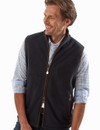 Equine style fleece gilet with suede trim by Vedoneire of Ireland
