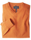 apricot crush V-neck jumper