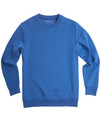 Men's luxury crew neck sweatshirt, blue, by Vedoneire of Ireland