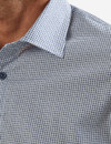 Digital print shirt, geo design, by Vedoneire of Ireland
