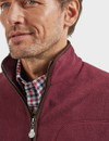 Equine style fleece gilet with suede trim by Vedoneire of Ireland