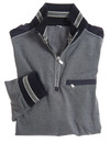 two tone half zip with pocket by Vedoneire of Ireland