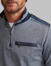two tone half zip with pocket by Vedoneire of Ireland