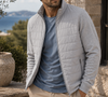 Men's Padded Hybrid Jacket (4718) Grey
