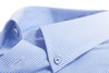 Men's blue stripe classic button down shirt by Vedoneire of Ireland