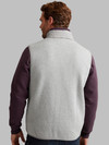 Premium hybrid grey padded gilet with knitted back, by Vedoneire of Ireland