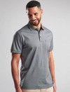 Men's two tone soft feel polo with chest pocket in navy,  by Vedoneire of Ireland