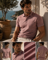 Men's Polo Shirt with Chest Pocket (3137) Amber Terrain