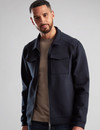 Men's utility styled interlock jacket,navy,  by Vedoneire of Ireland