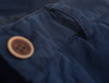 Men's soft navy garment washed cotton short by Vedoneire of Ireland