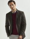 Men's Wool Mix Blazer (3096 Brown)
