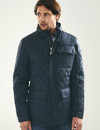 Men's Quilted Jacket (3081 Navy) dark blue diamond quilt coat