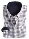 Tattersall Brushed Cotton Shirt by Vedoniere of Ireland