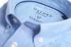 Men's Varsity Cotton Short Sleeve Oxford Shirt (2264 Blue) formal casual pale shirt