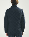 Men's Quilted Jacket (Navy) with cord trim