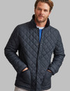 Flat collared Diamond Quilt Jacket, by Vedoneire of Ireland