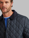 Flat collared Diamond Quilt Jacket, by Vedoneire of Ireland