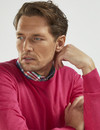 Pink Cotton round neck pullover by Vedoneire of Ireland
