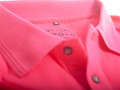 Men's pink pique polo shirt by Vedoneire of Ireland