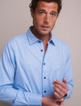 Soft brushed warm winter shirt, 100% cotton, by Vedoneire of Ireland